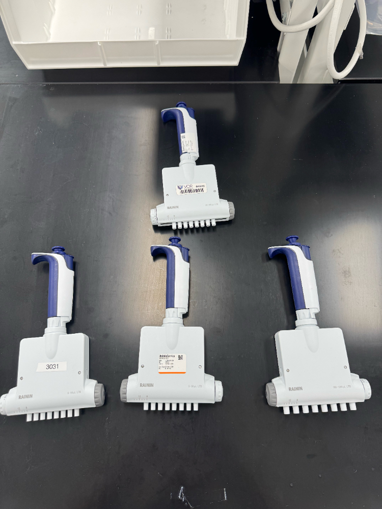 Image of Rainin Pipet-Lite XLS Multichannel Pipettes - Quantity 4